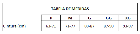 tabela de medidas calcinha fio dental transparente